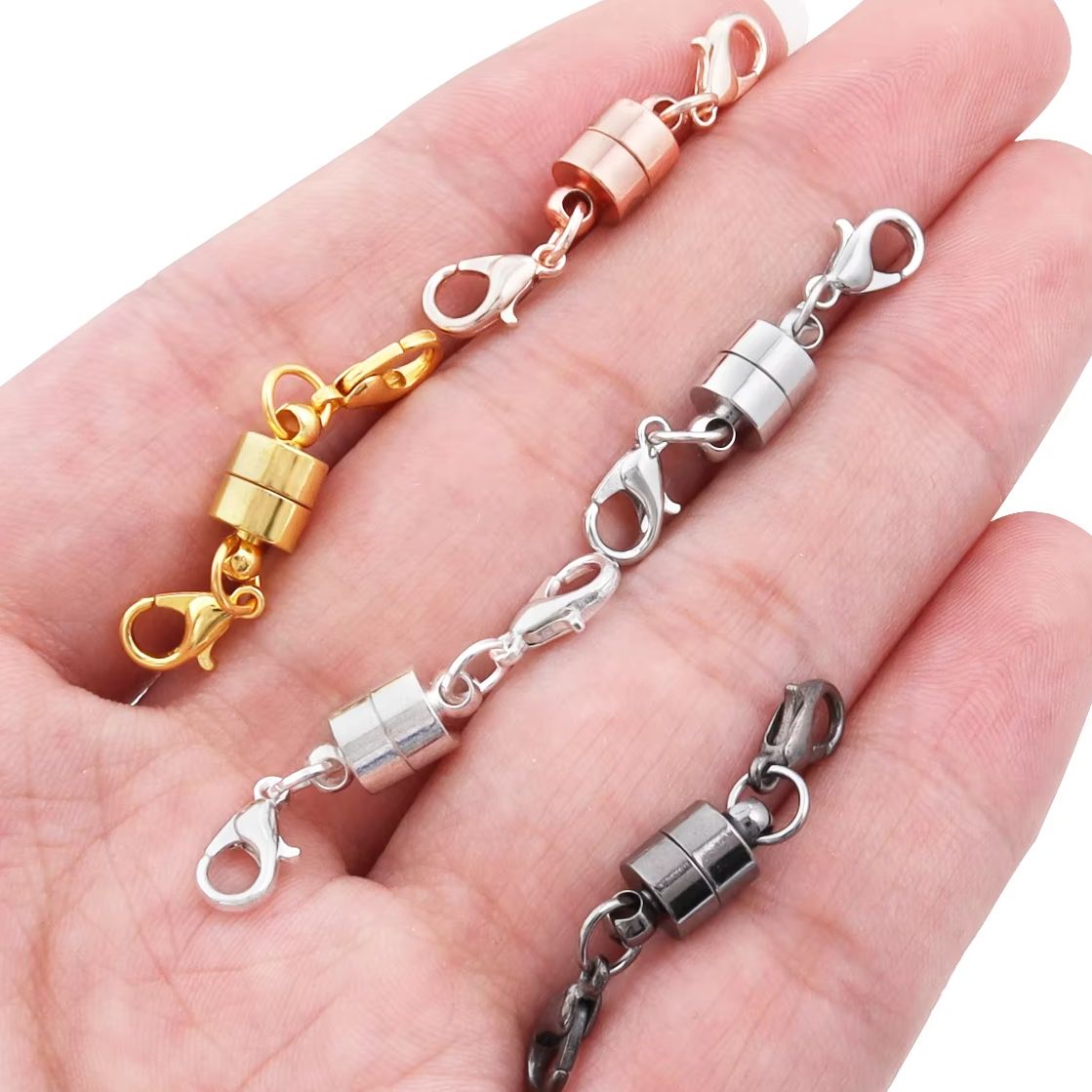 Jewelry Making Materials - 5Sets/Lot Magnetic Clasps With Lobster Clasps