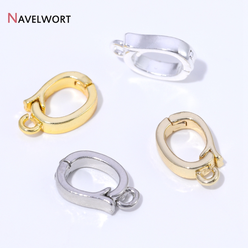 Jewelry Making Materials - 14K/18K Gold Plated Brass Metal Hinged