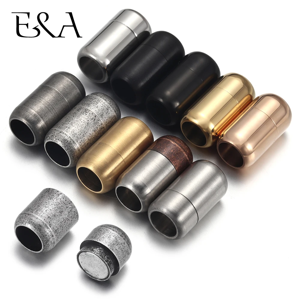 Jewelry Making Materials - Stainless Steel 3mm-8mm Round Magnetic Clasps