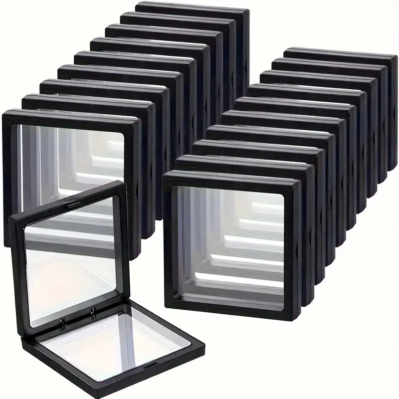 Jewelry Making Tray - 20Pcs Clearview 3D Floating Display Cases