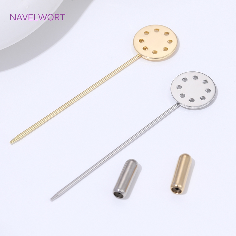 14K Gold Plated Long Brooch Sa - Jewelry Making Tray recension och pris