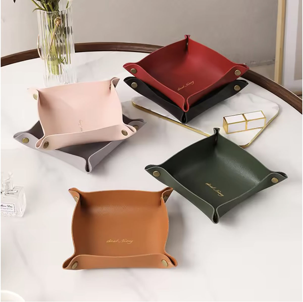 Nordic Style Leather Storage T - Jewelry Making Tray recension och pris
