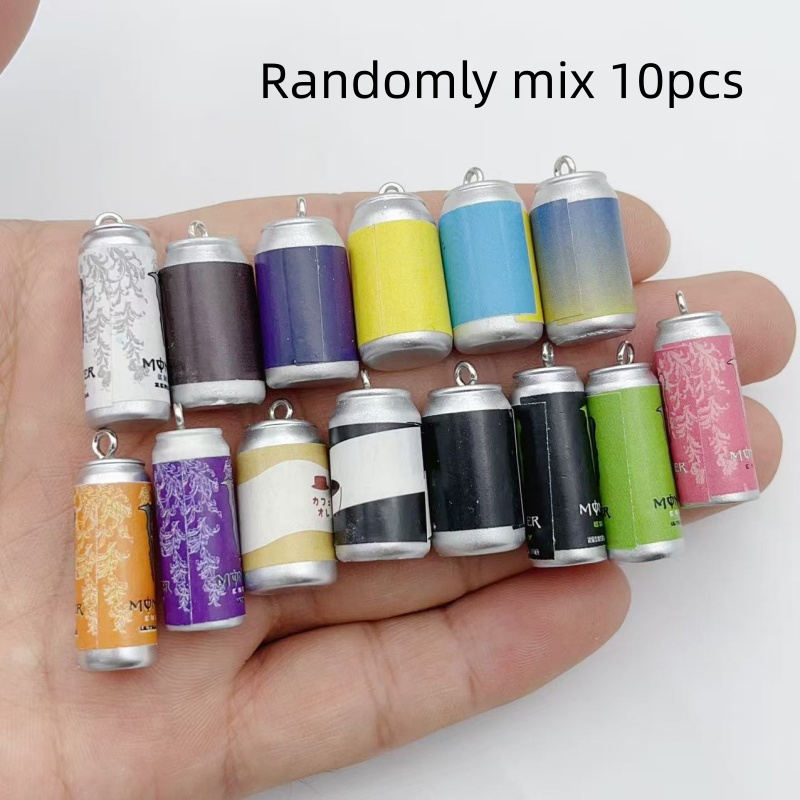 10Pcs Mini Simulation Beverage - Jewelry Making recension och pris