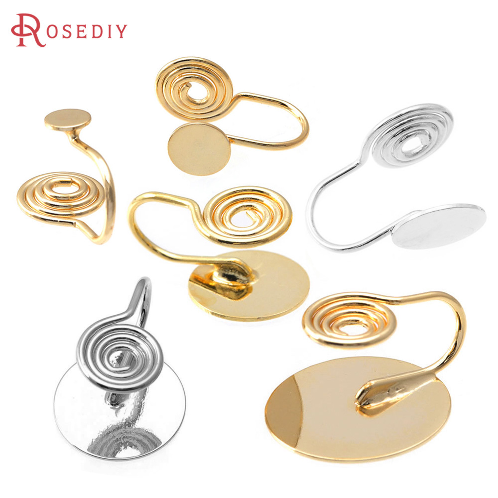 10PCS 4MM~14MM 18K Gold Color  - Jewelry Making Tray recension och pris