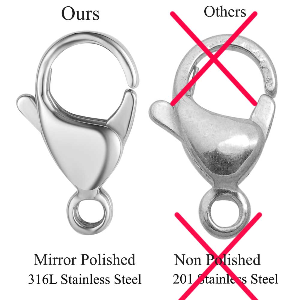 20/30/40 316L Stainless Steel  - Jewelry Making Materials recension och pris
