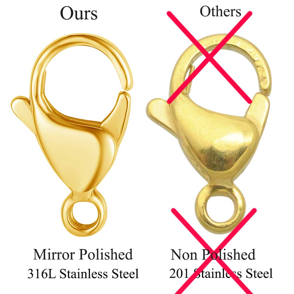 20/30/40 316L Stainless Steel  - Jewelry Making Materials recension och pris