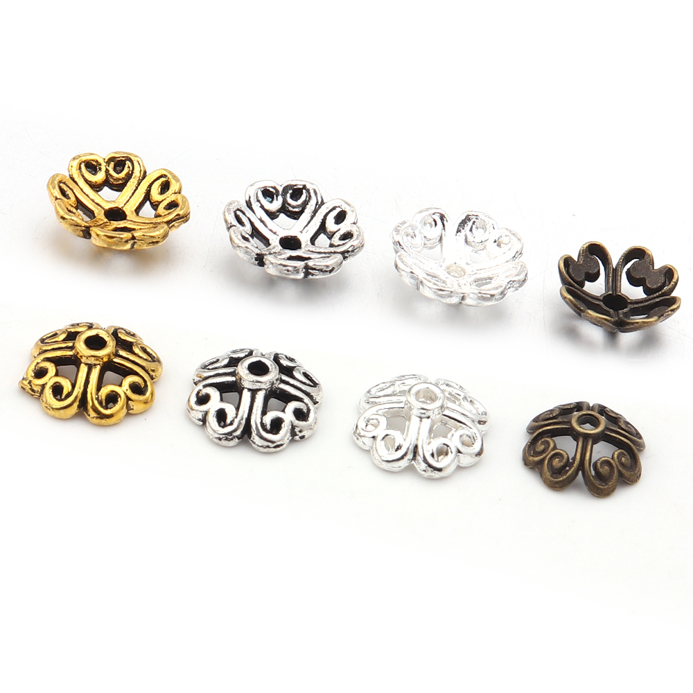 100pcs 8mm Alloy Hollow Out Fl - Jewelry Making Tray recension och pris