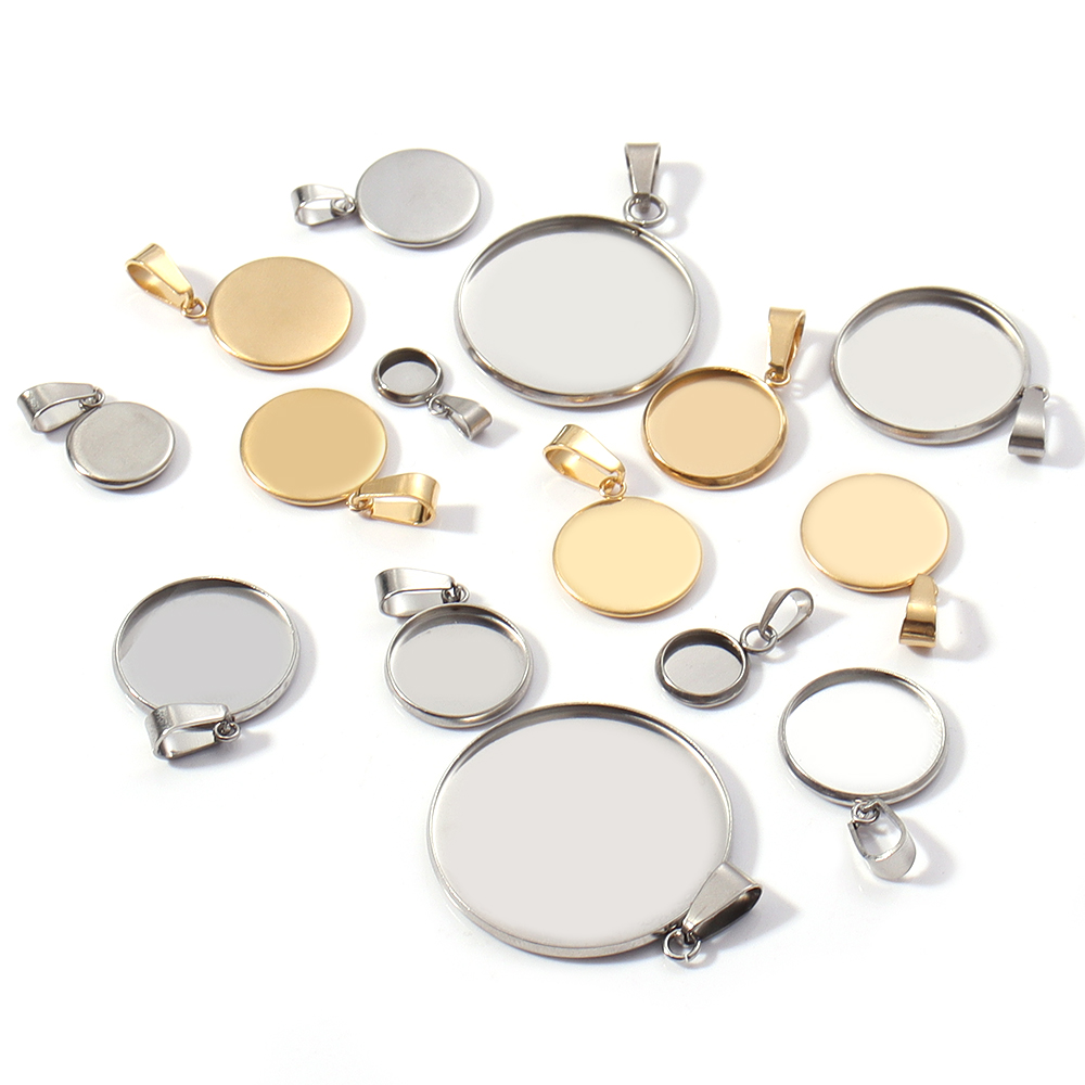 5-10pcs 6-30mm Stainless Steel - Jewelry Making Tray recension och pris