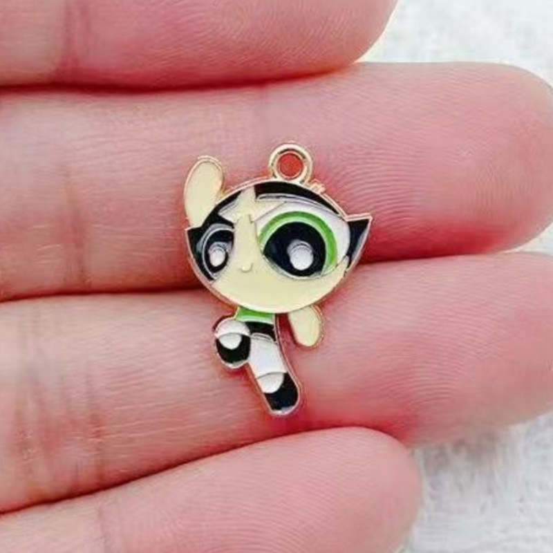 10pcs Alloy Oil-Dripping Carto - Jewelry Making recension och pris