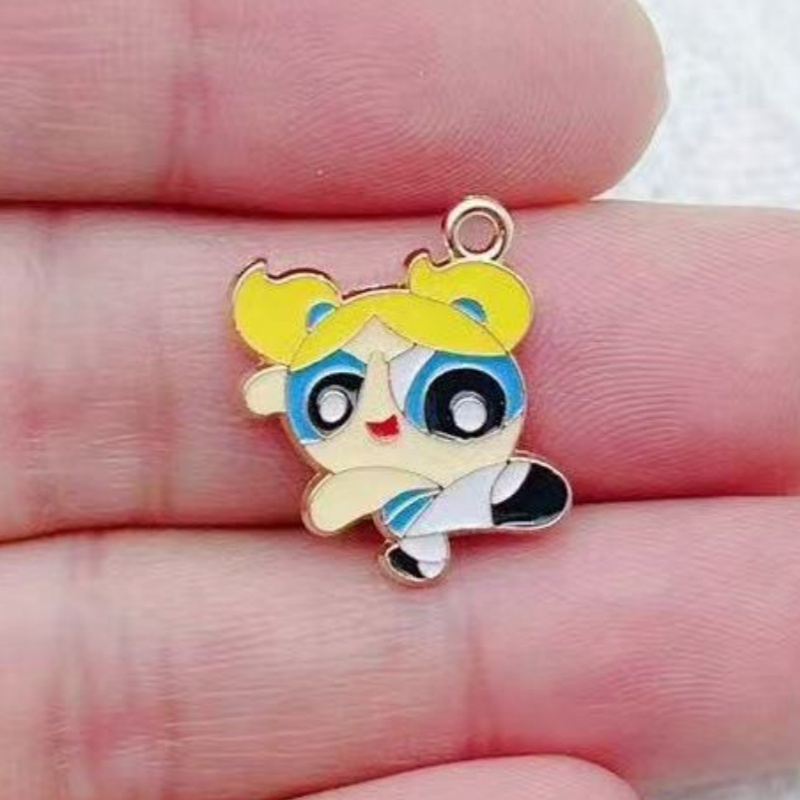 10pcs Alloy Oil-Dripping Carto - Jewelry Making recension och pris