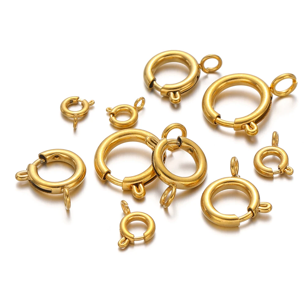 10pcs Stainless Steel Spring R - Jewelry Making Materials recension och pris