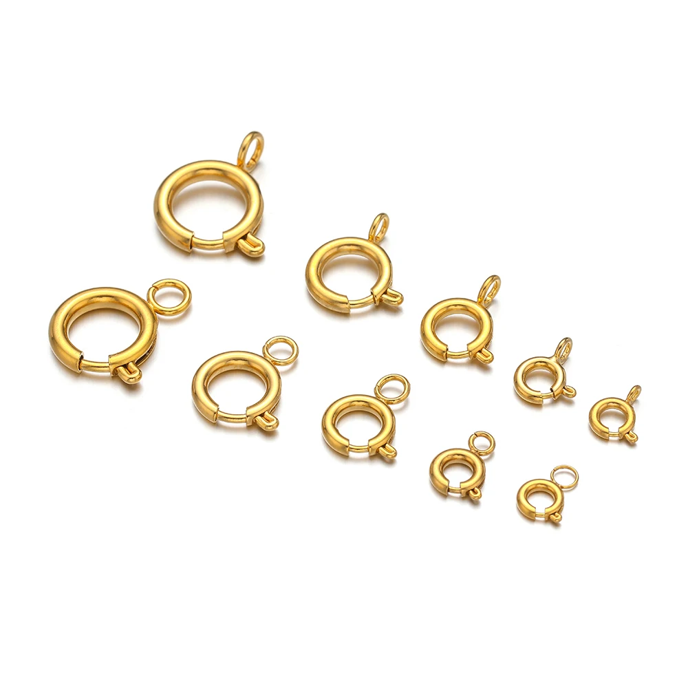 10pcs Stainless Steel Spring R - Jewelry Making Materials recension och pris