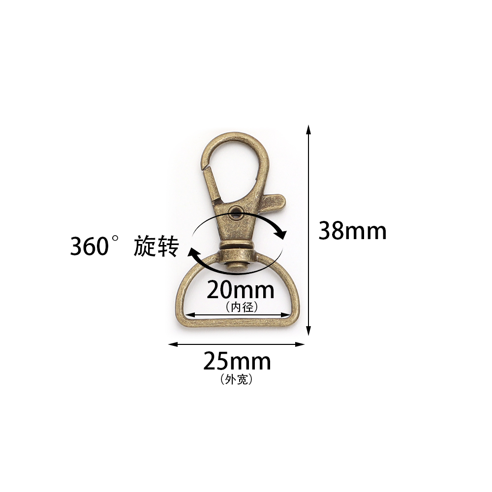 10pcs/lot Metal Swivel Clasps  - Jewelry Making Materials recension och pris