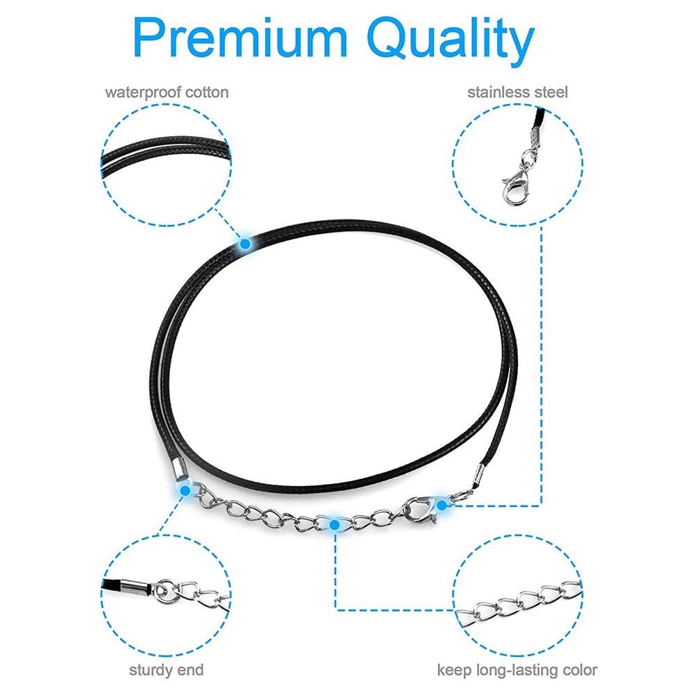 ABQR 24PCS Cord Necklace, 20 i - Jewelry Making recension och pris