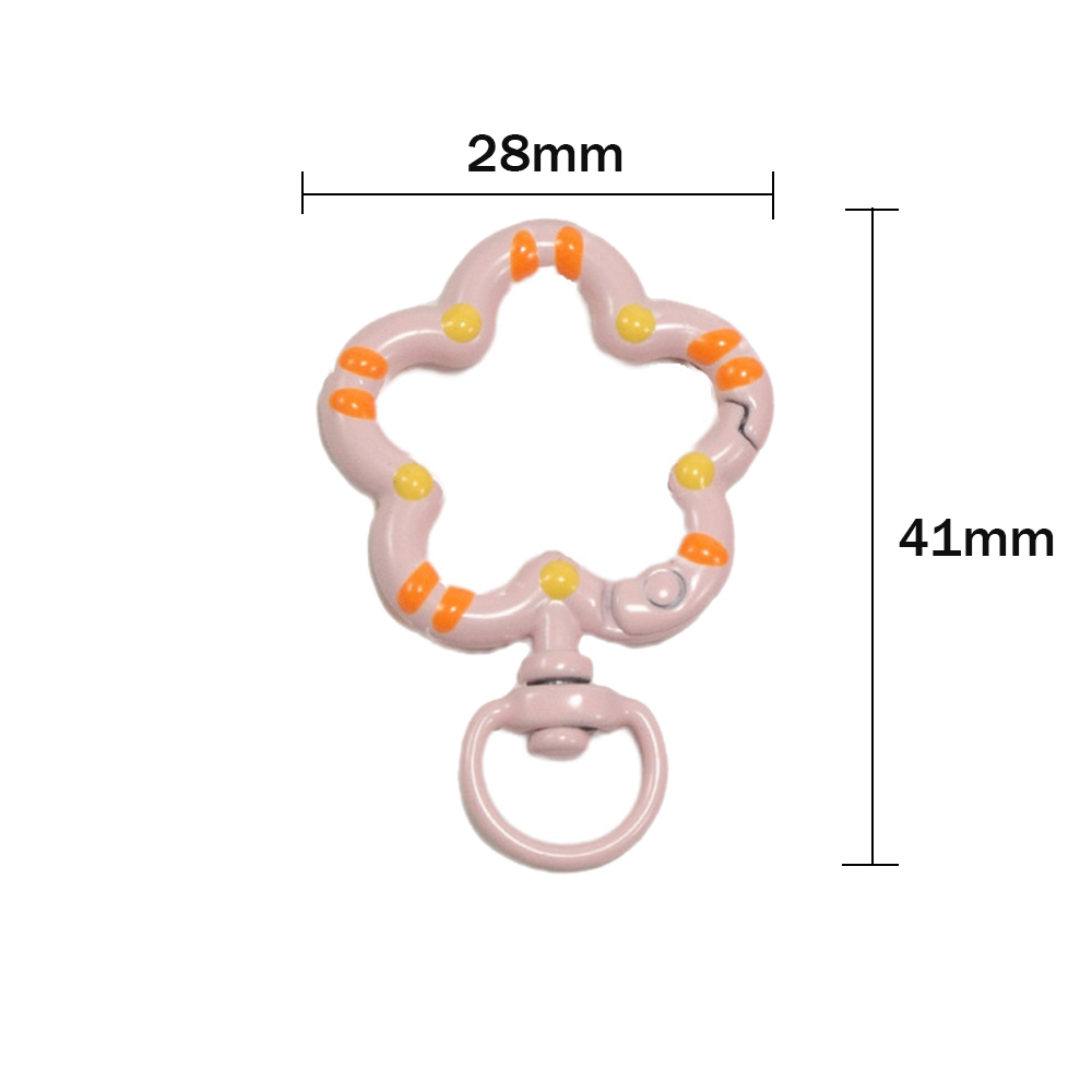5pcs Flower Metal Lobster Claw - Jewelry Making Materials recension och pris