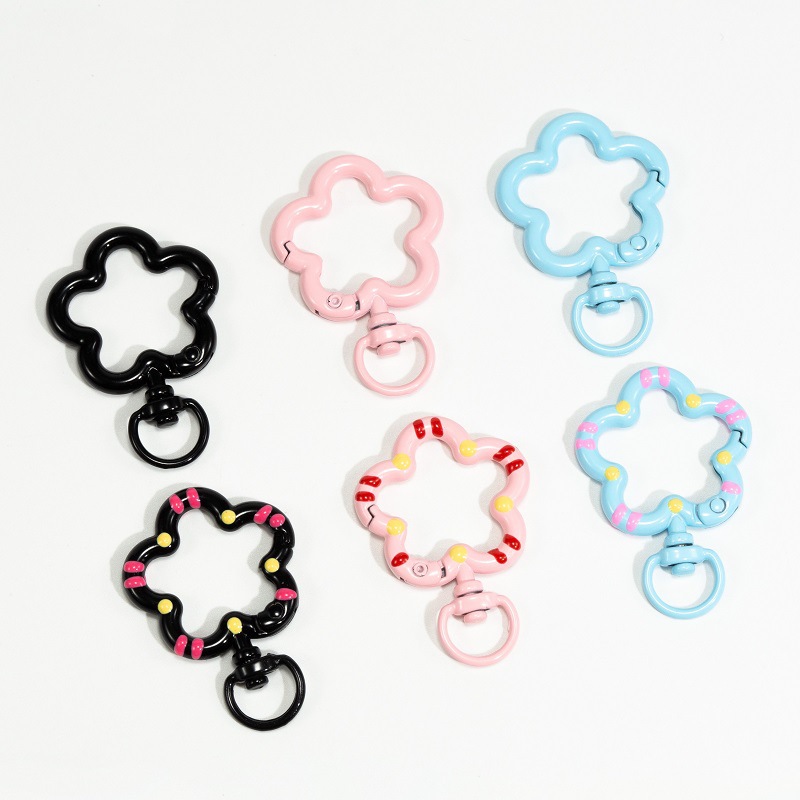 5pcs Flower Metal Lobster Claw - Jewelry Making Materials recension och pris