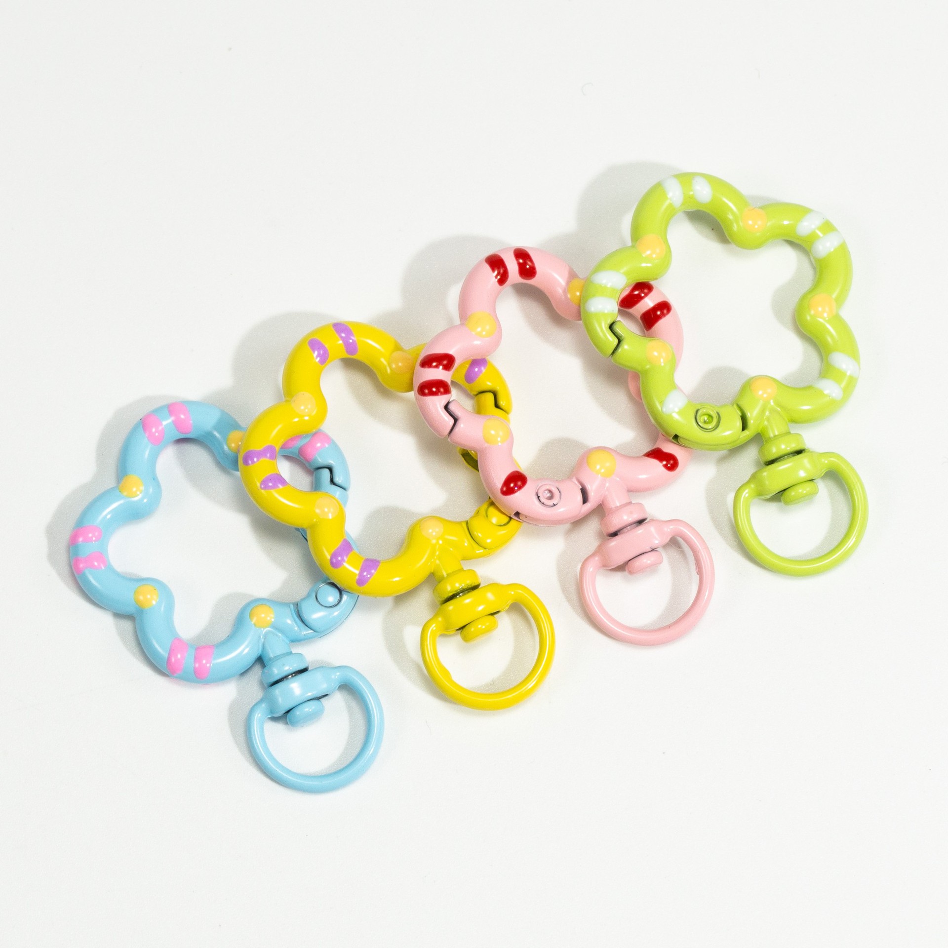 5pcs Flower Metal Lobster Claw - Jewelry Making Materials recension och pris