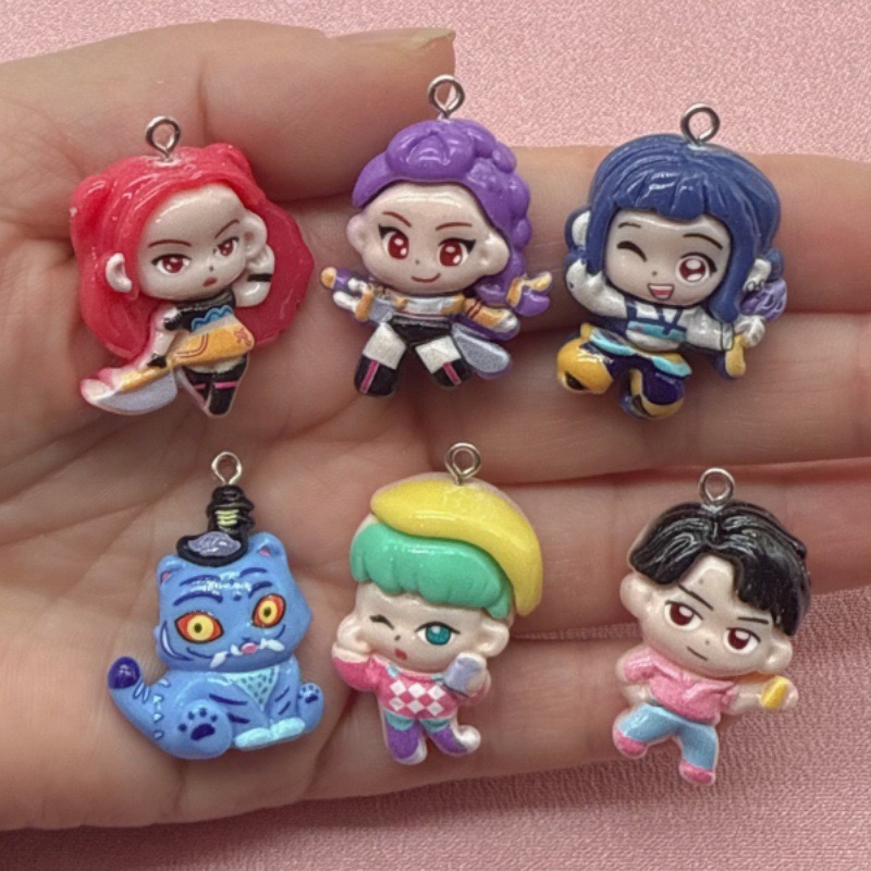 10pcs resin cartoon pendant, D - Jewelry Making recension och pris