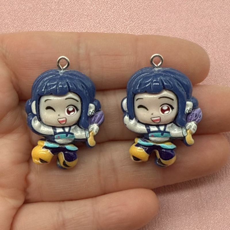 10pcs resin cartoon pendant, D - Jewelry Making recension och pris