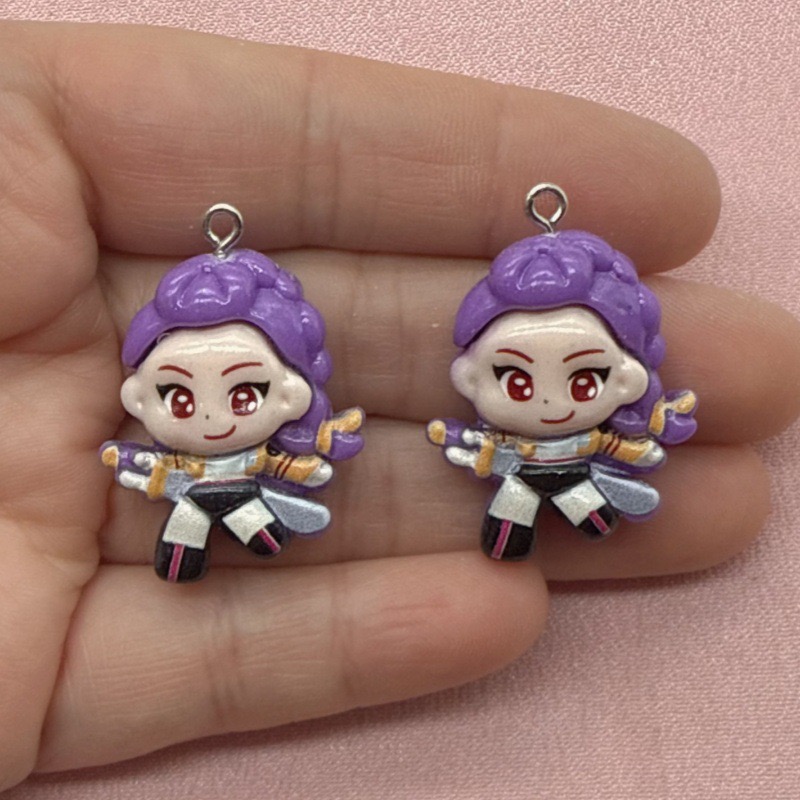10pcs resin cartoon pendant, D - Jewelry Making recension och pris