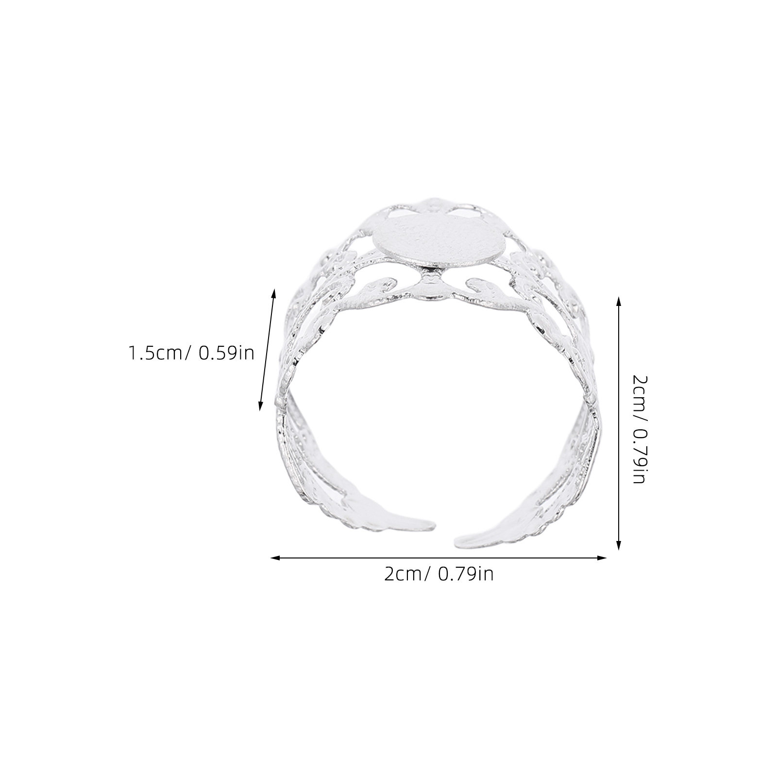 50Pcs Adjustable Oval Flatback - Jewelry Making Gemstones recension och pris