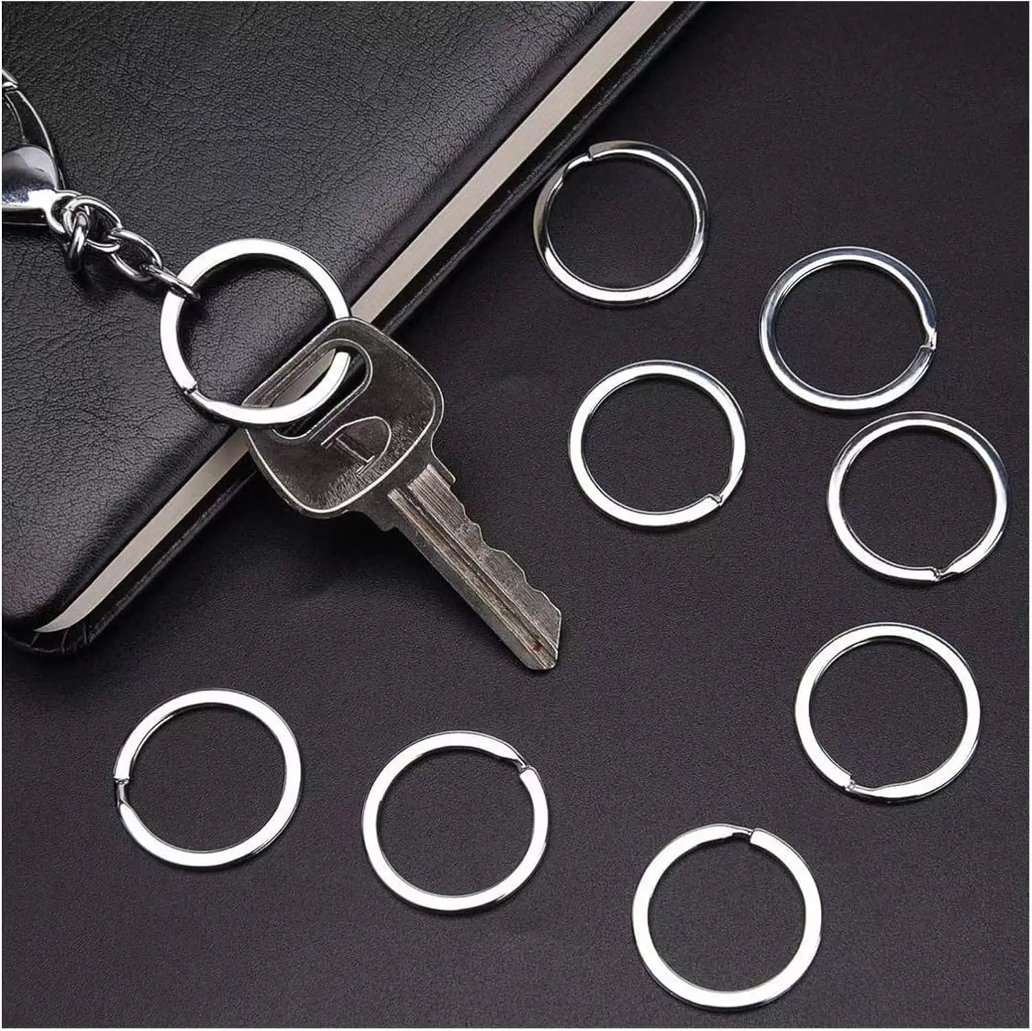 20pcs Stainless Steel Key Ring - Jewelry Making recension och pris