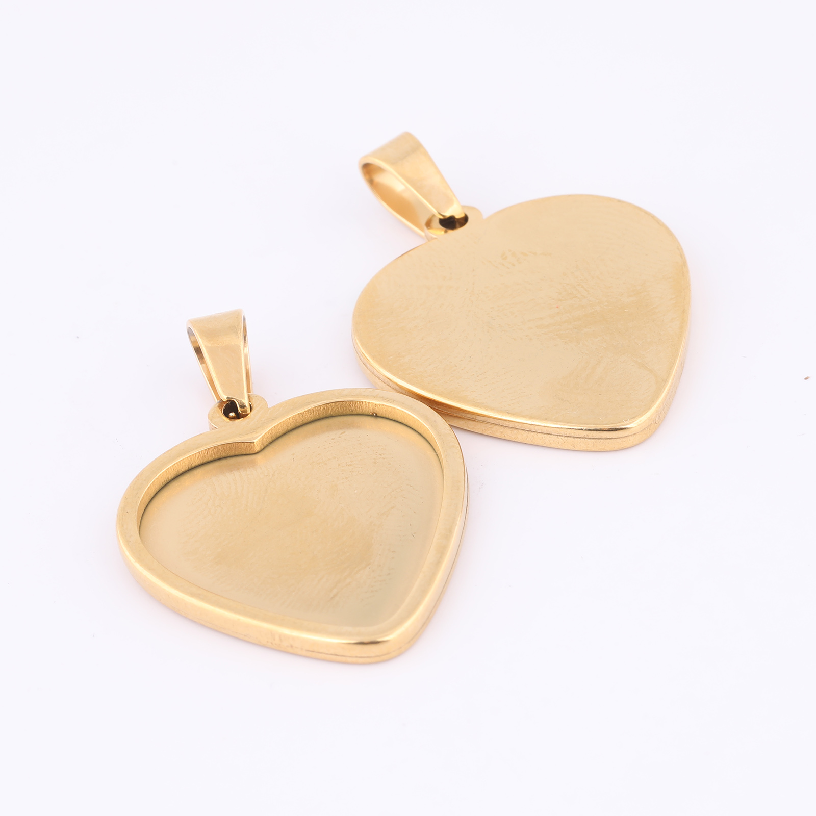 5pcs 20mm Heart Cabochon Trays - Jewelry Making Tray recension och pris