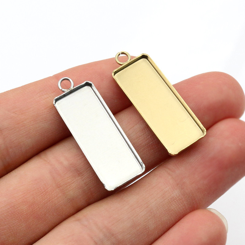 5-10pcs Stainless Steel Rectan - Jewelry Making Tray recension och pris