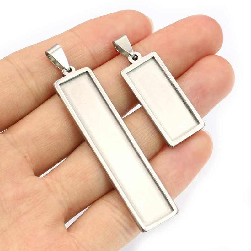5-10pcs Stainless Steel Rectan - Jewelry Making Tray recension och pris