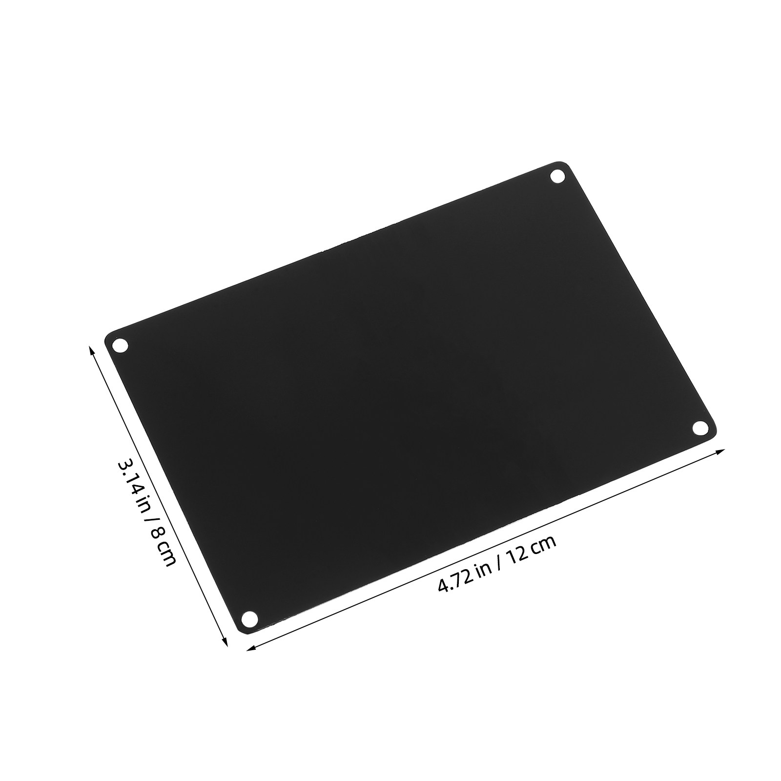 10Pcs Aluminum Alloy Black Rec - Jewelry Making Metals recension och pris