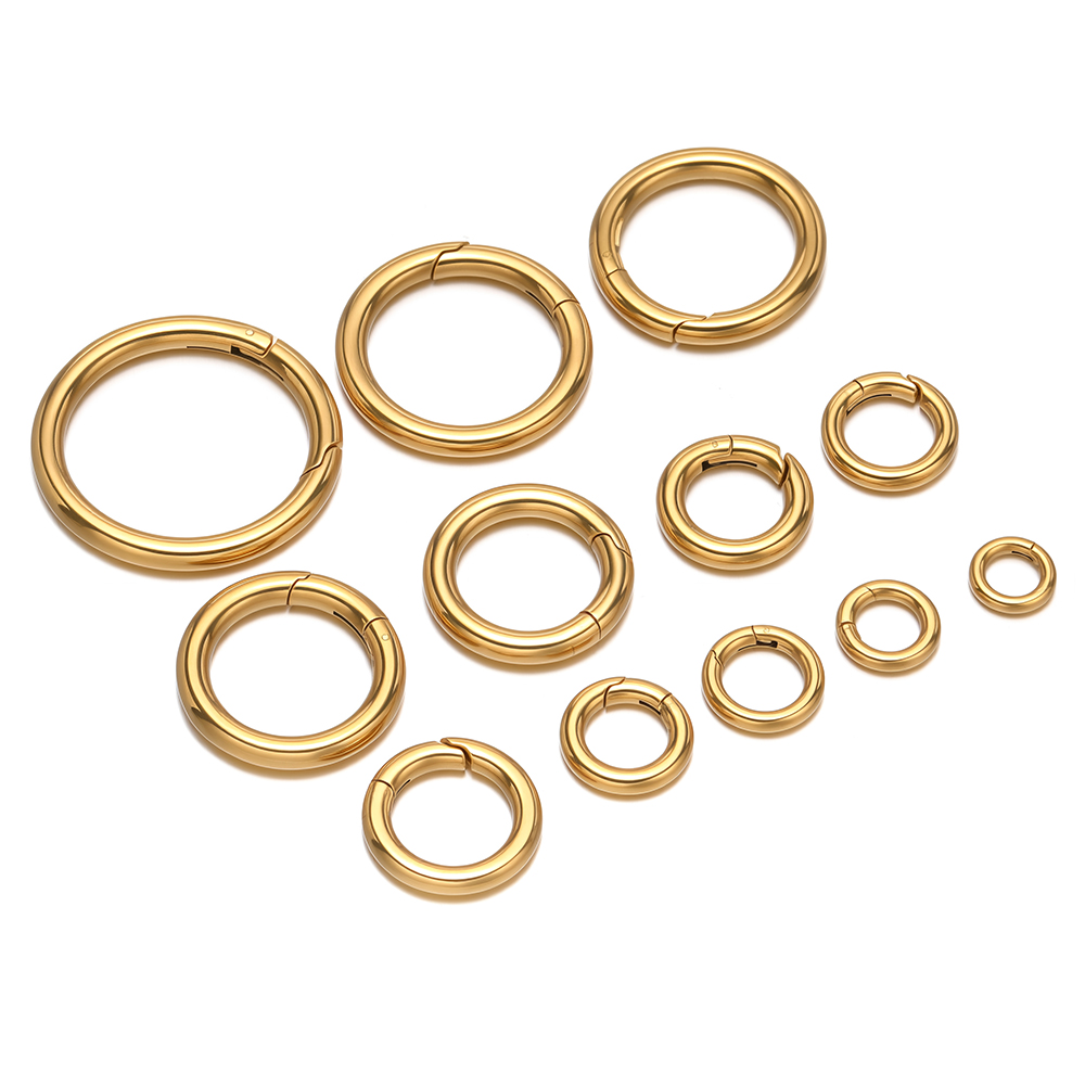 2Pcs/Lot Round Spring Clasps S - Jewelry Making Materials recension och pris