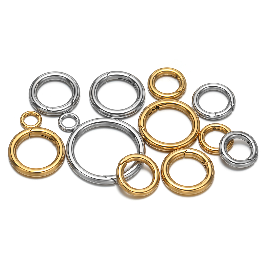 2Pcs/Lot Round Spring Clasps S - Jewelry Making Materials recension och pris
