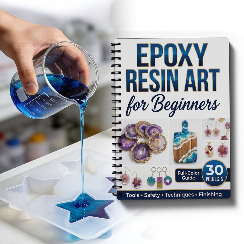 Step-by-Step Epoxy Resin Art H - Jewelry Making For Beginners Book recension och pris