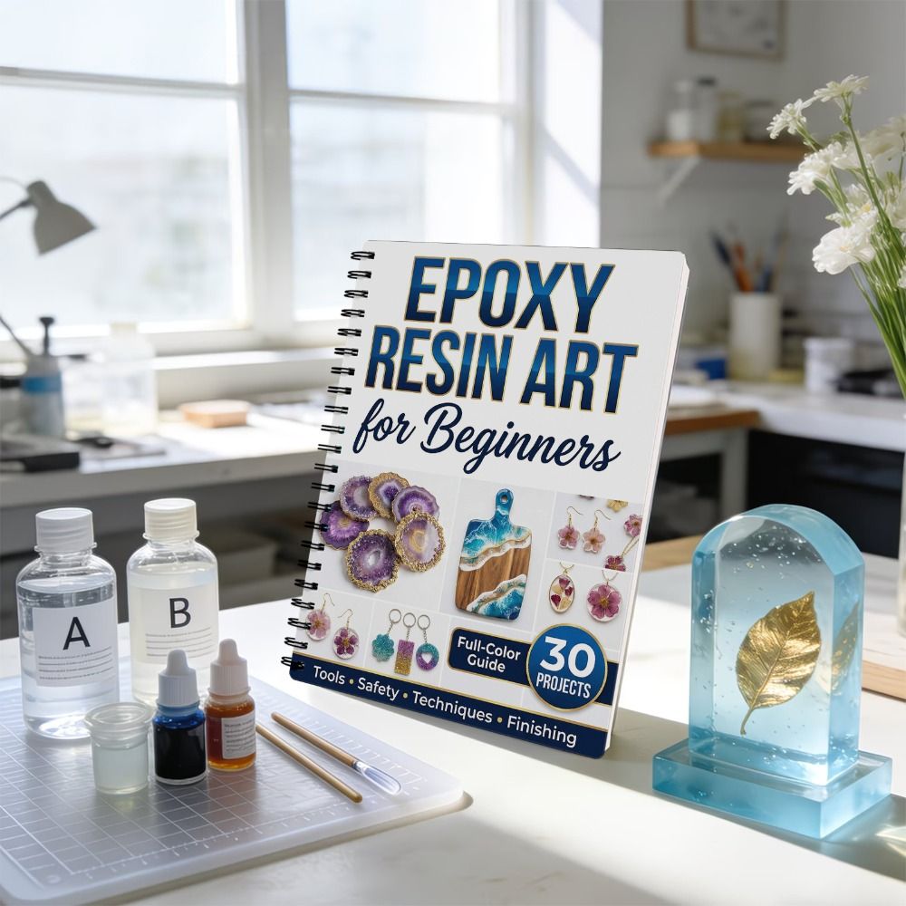 Step-by-Step Epoxy Resin Art H - Jewelry Making For Beginners Book recension och pris