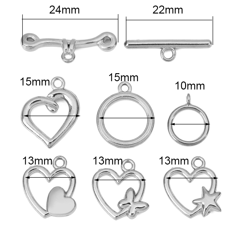5sets PVD Never Fade Stainless - Jewelry Making Materials recension och pris