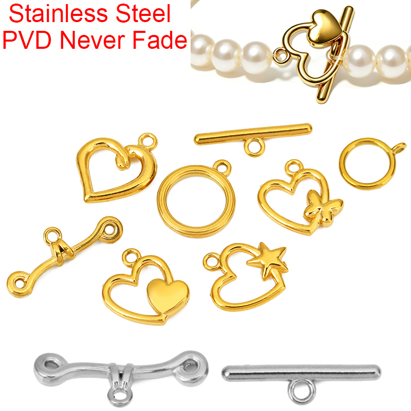 5sets PVD Never Fade Stainless - Jewelry Making Materials recension och pris