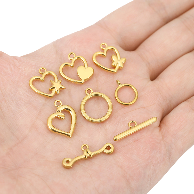 5sets PVD Never Fade Stainless - Jewelry Making Materials recension och pris