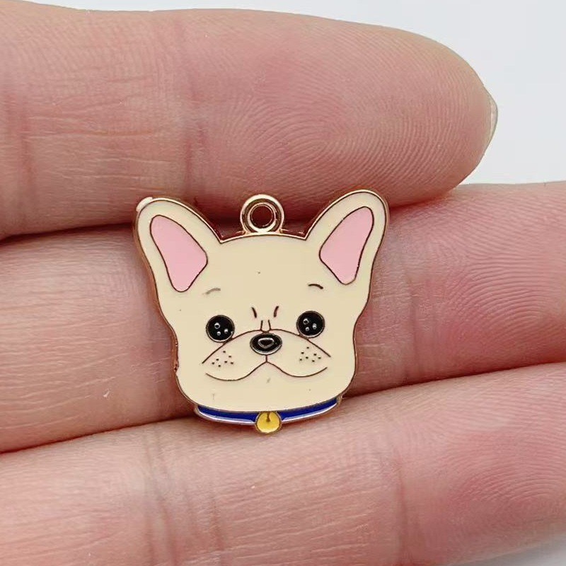 12pcs cartoon pet spotted dog  - Jewelry Making recension och pris