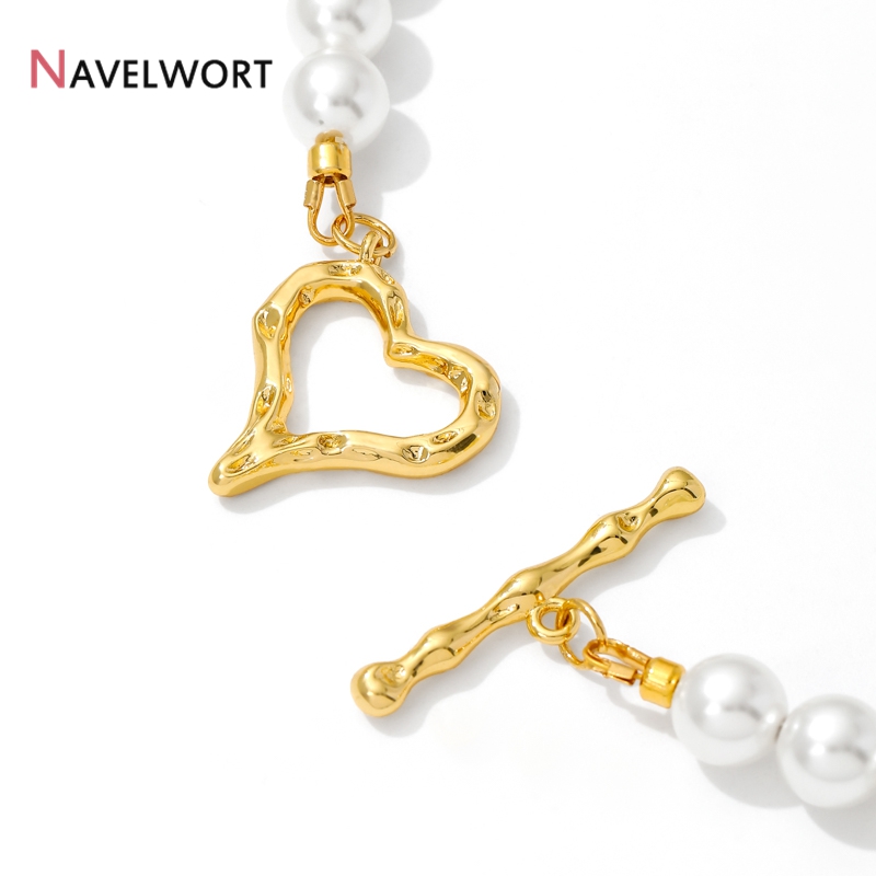 18K Gold Plated Heart Shape OT - Jewelry Making Materials recension och pris