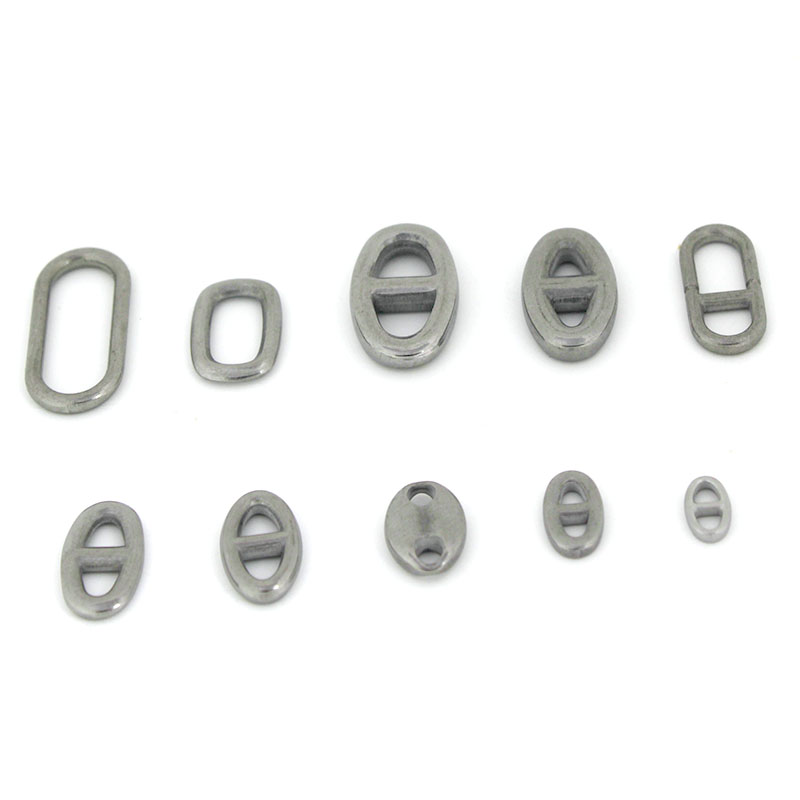 10Pcs Stainless Steel Double H - Jewelry Making Materials recension och pris