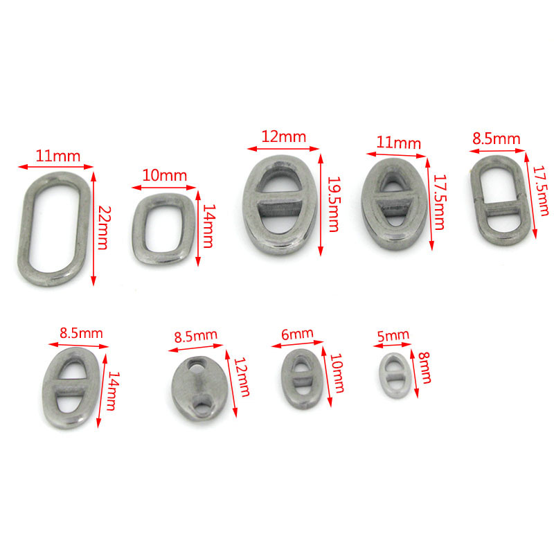 10Pcs Stainless Steel Double H - Jewelry Making Materials recension och pris