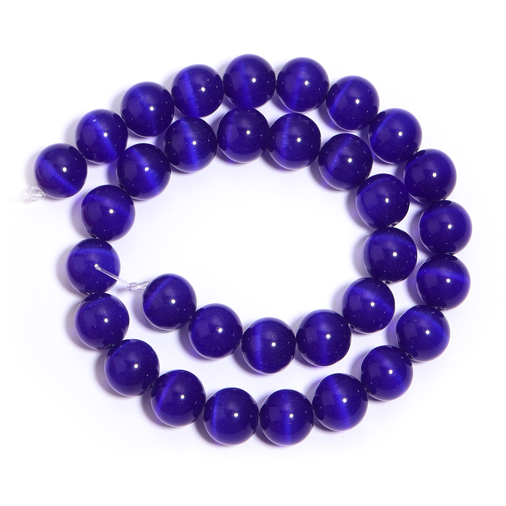 1 Strand 4/6/8/10/12mm Blue Ca - Jewelry Making Gemstones recension och pris