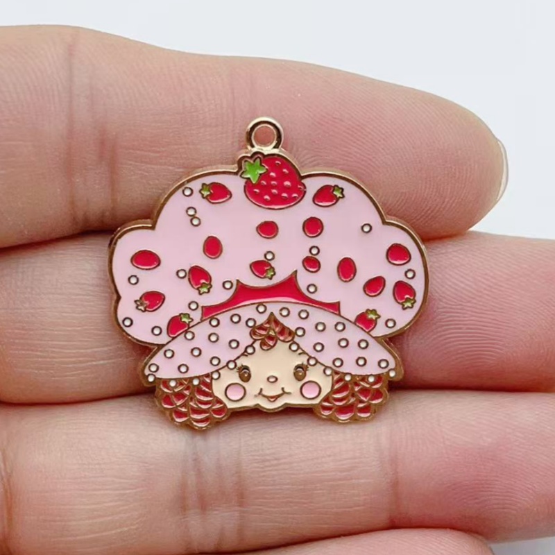 10pcs Cute Little Girl Enamel  - Jewelry Making recension och pris