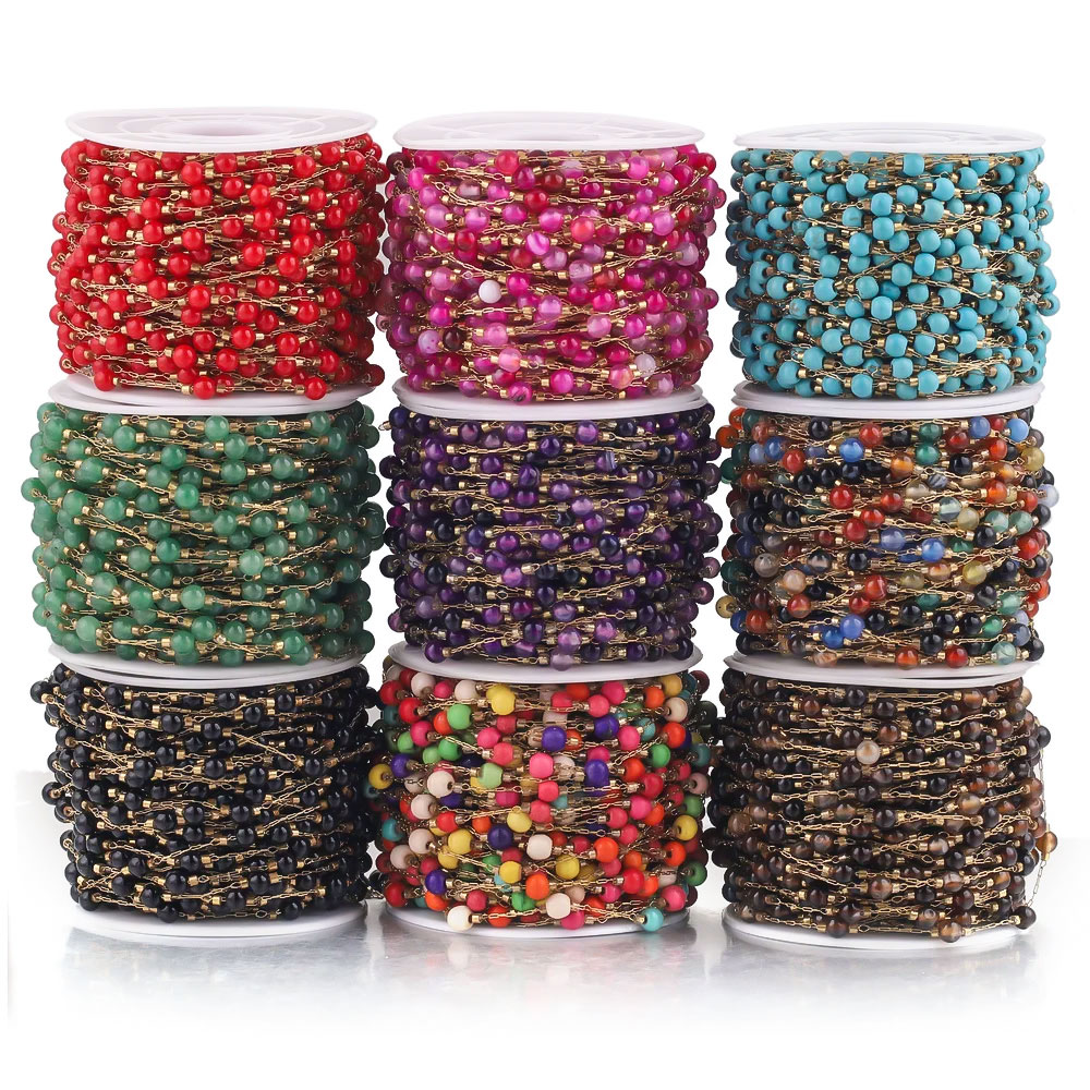 1M Muti-color Stainless Steel  - Jewelry Making Gemstones recension och pris