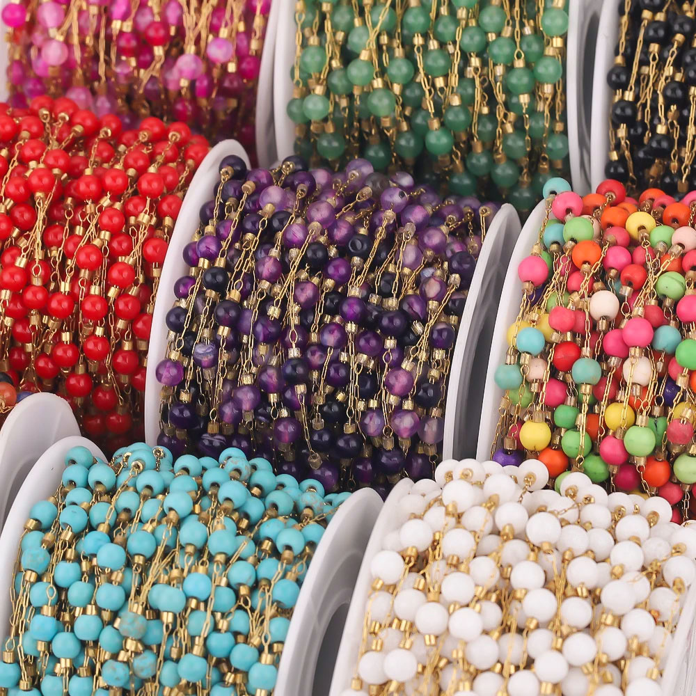 1M Muti-color Stainless Steel  - Jewelry Making Gemstones recension och pris